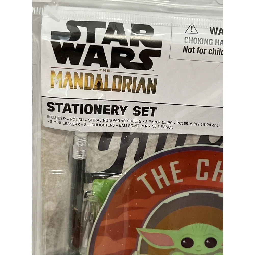 Star Wars The Mandalorian Stationery Set Grogu The Child 10pc Pouch Set 707522MD